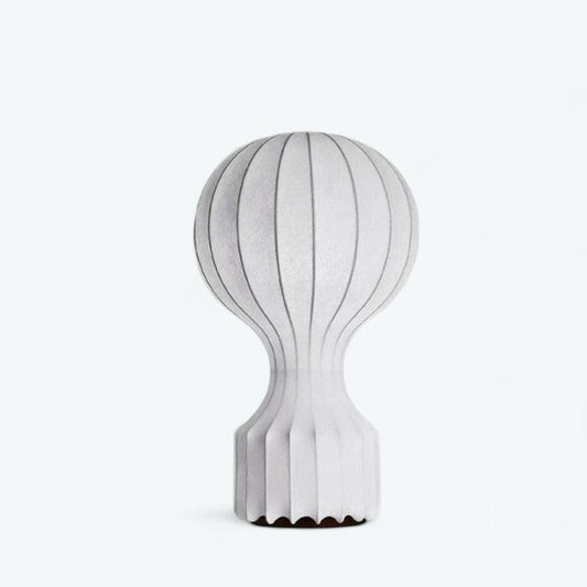 Lampe de Chevet Asiatique Blanc / Dia 18cm x H 32cm