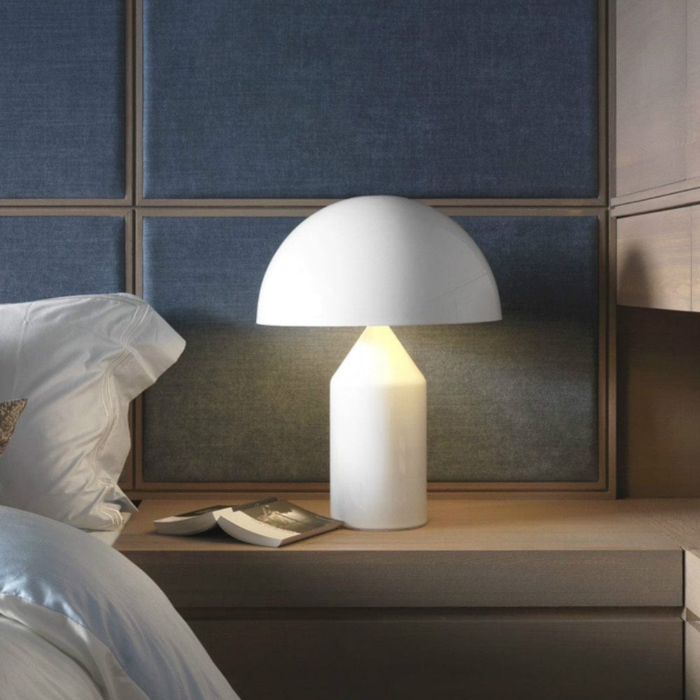 Lampe de Chevet Blanche Design Blanc