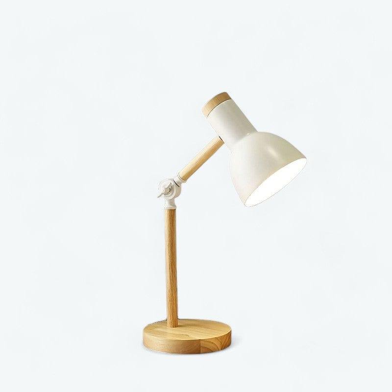 Lampe de Chevet Bois Led Blanc