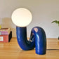 Lampe de Chevet Design Bleu Bleu