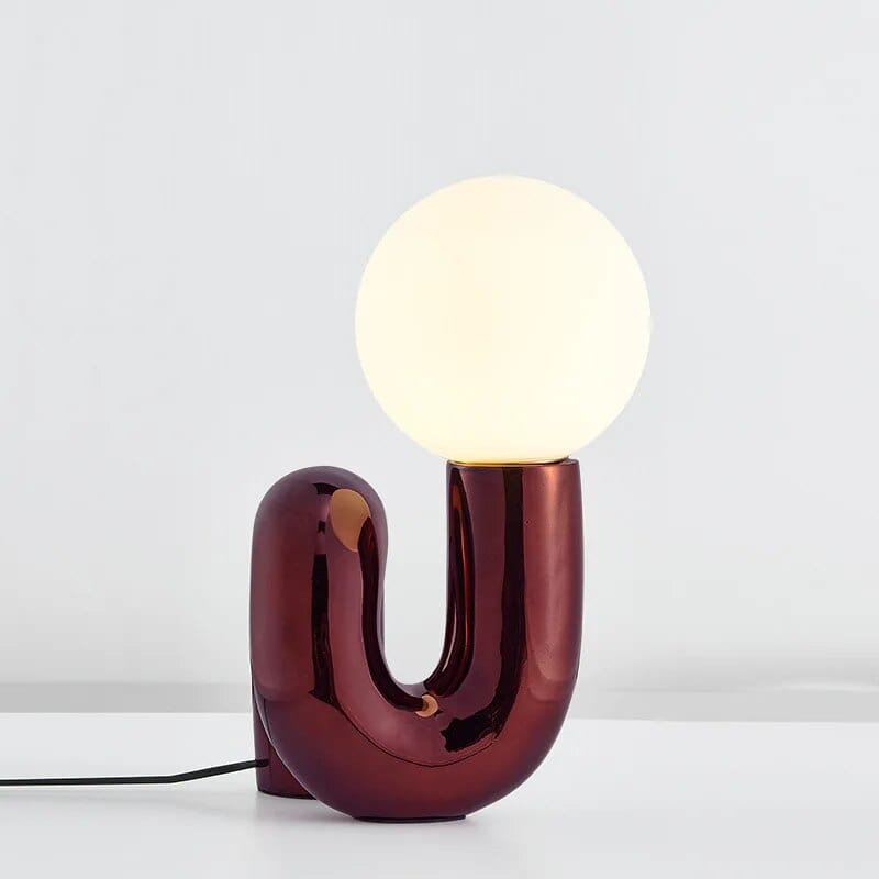 Lampe de Chevet Design Luxe Rouge