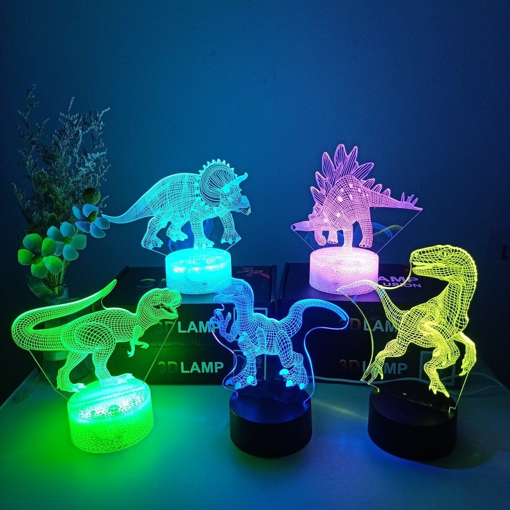 Lampe de Chevet Dinosaure Enfant