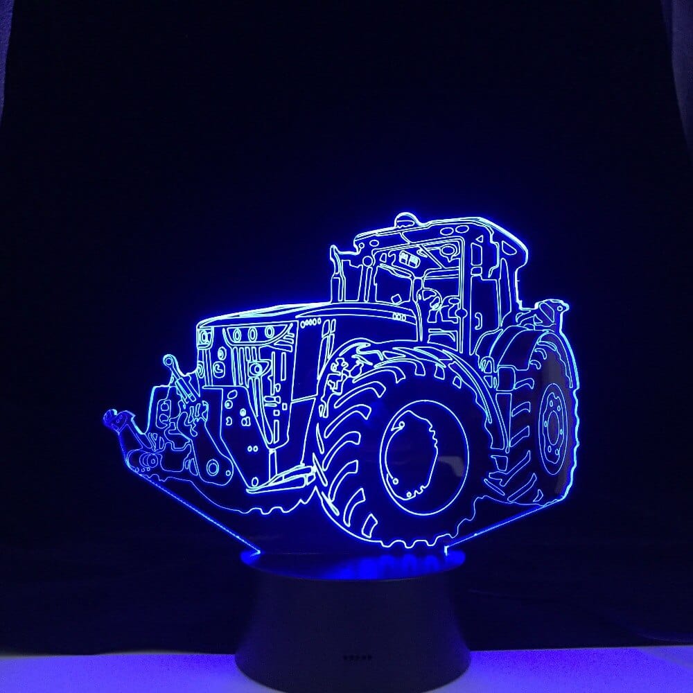 Lampe de Chevet Enfant avec Tracteur