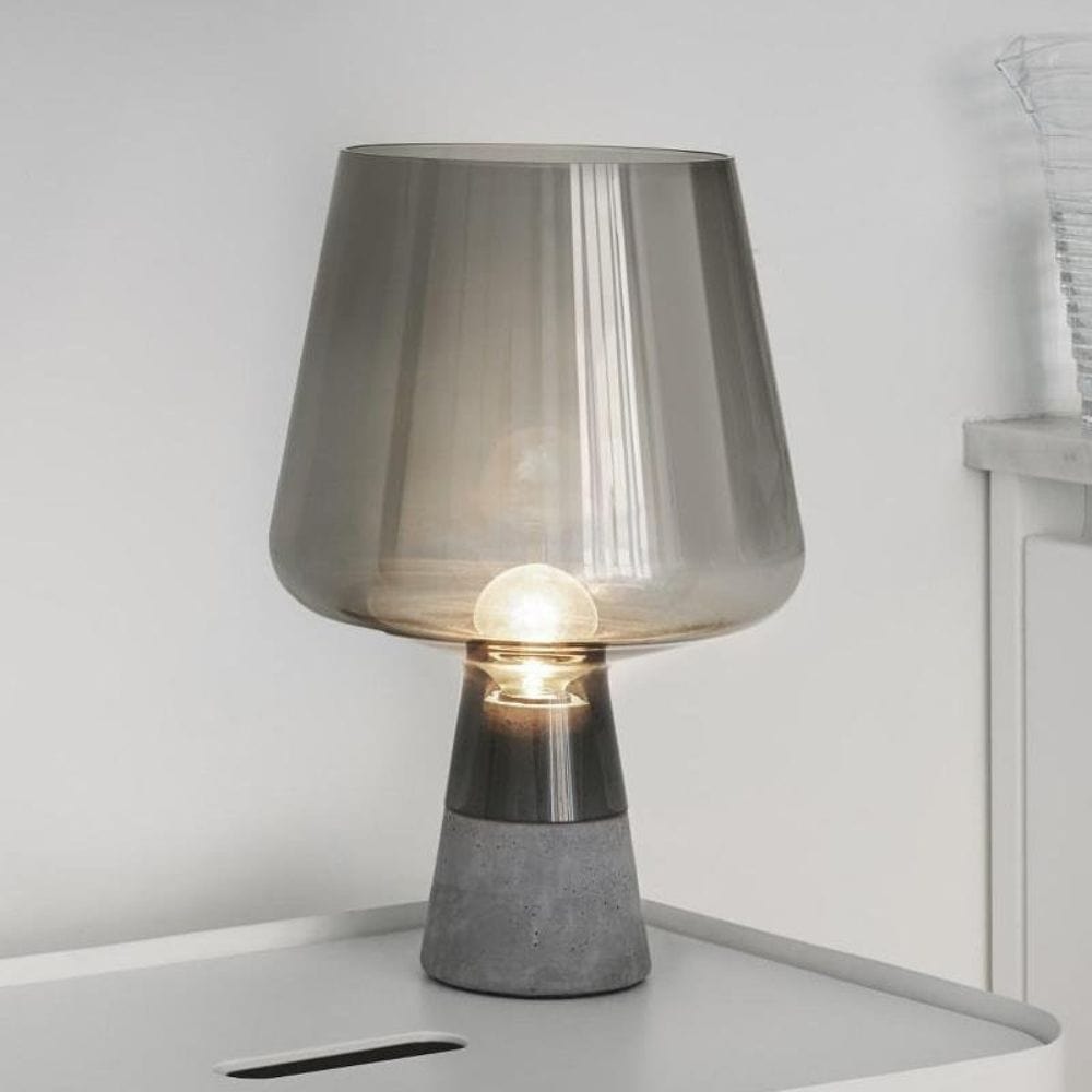 Lampe de Chevet Grise Design