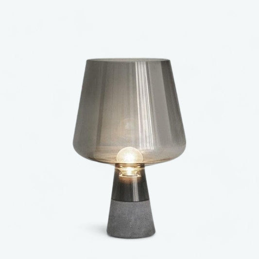 Lampe de Chevet Grise Design Gris / D 20 x H 30 cm