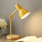 Lampe de Chevet Jaune et Bois Jaune