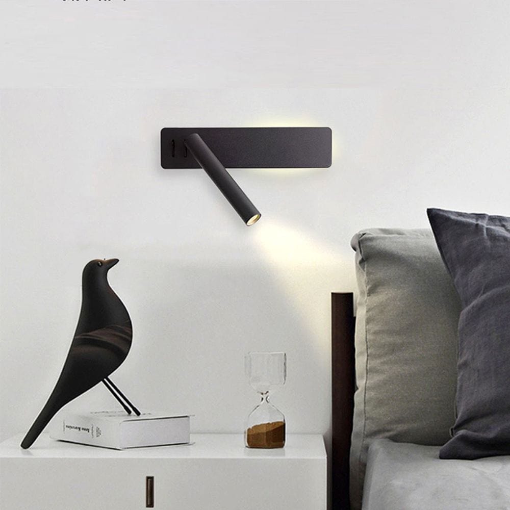 Lampe de Chevet Liseuse Murale Noir