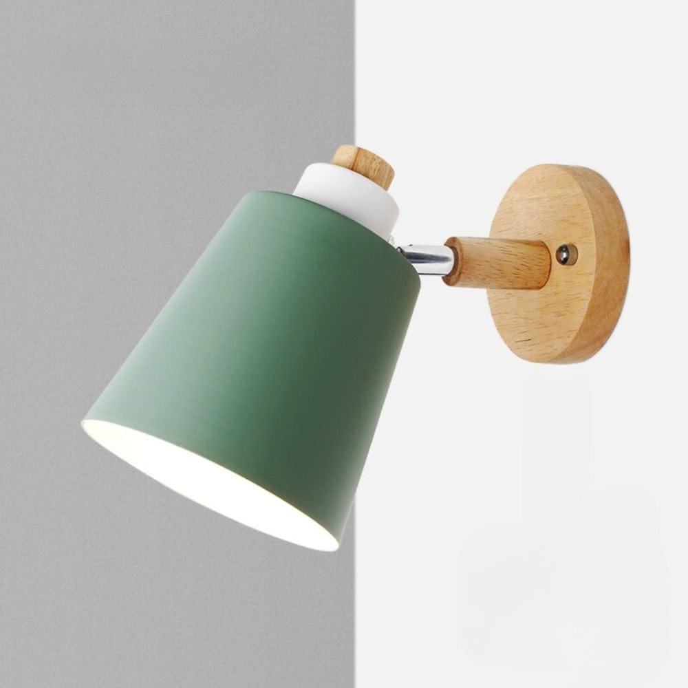 Lampe de Chevet Murale avec Prise Vert