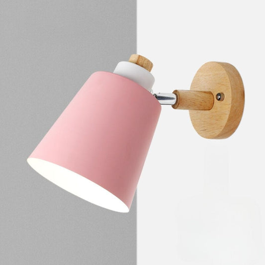 Lampe de Chevet Murale avec Prise Rose