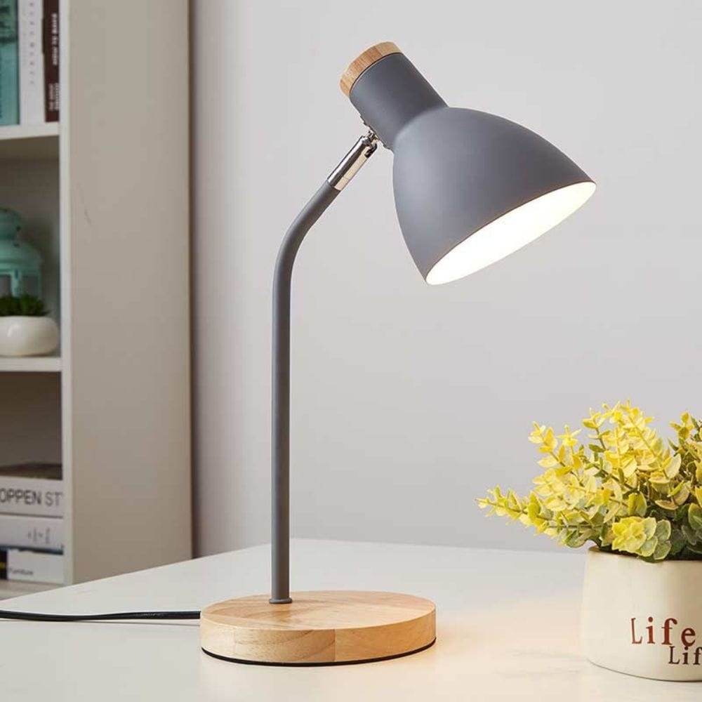 Lampe de Chevet Scandinave Grise