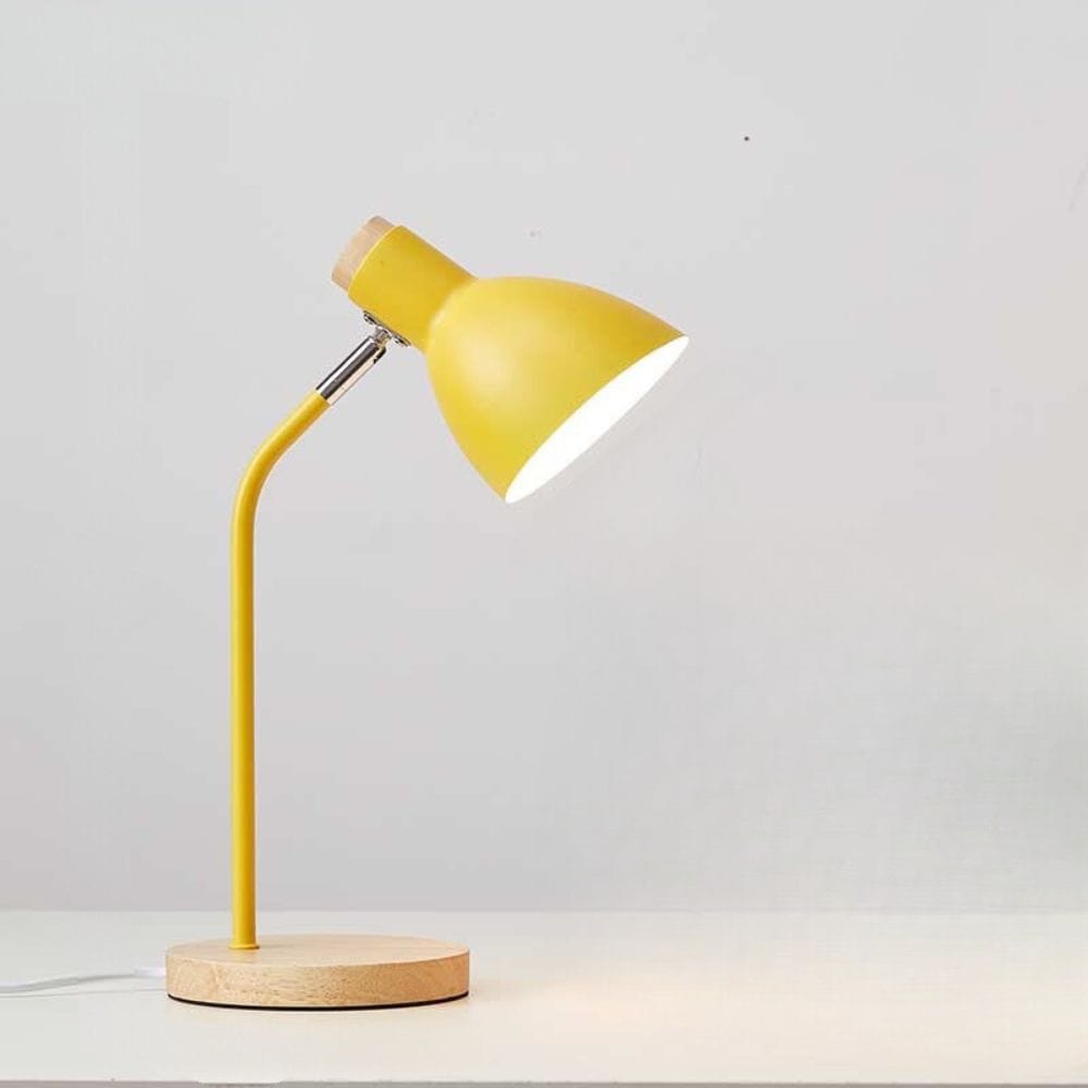 Lampe de Chevet Scandinave Jaune