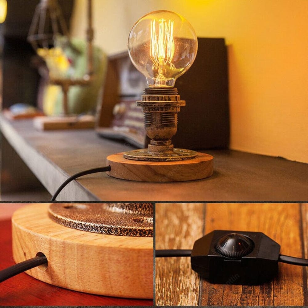 Lampe de Chevet Style Industriel