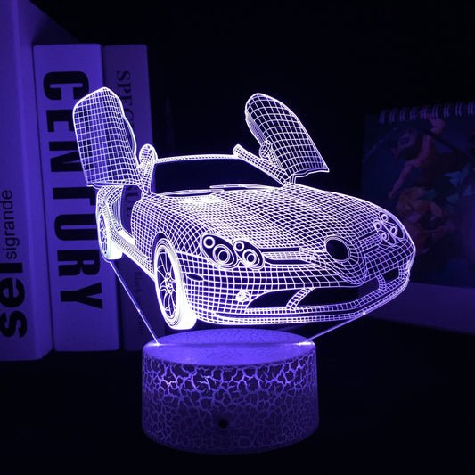 Lampe de Chevet Voiture Garçon Mercedes