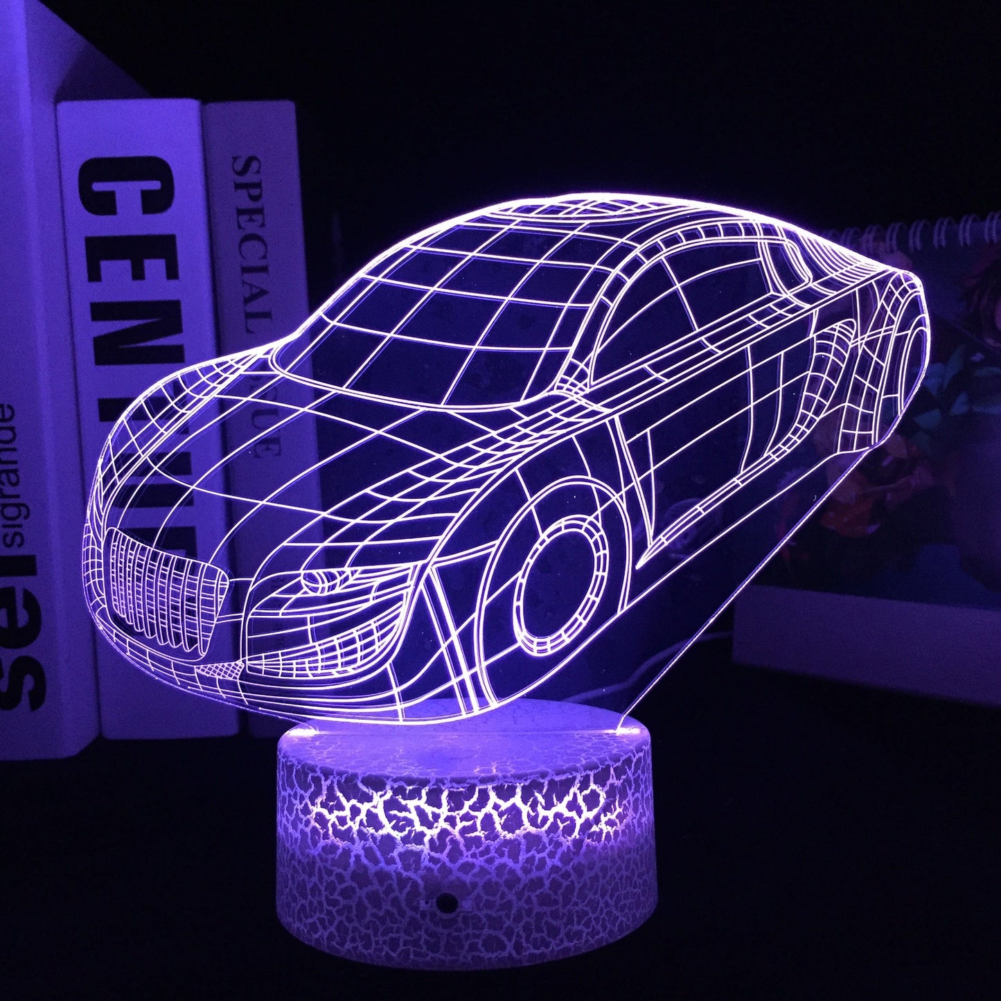 Lampe de Chevet Voiture Garçon R8