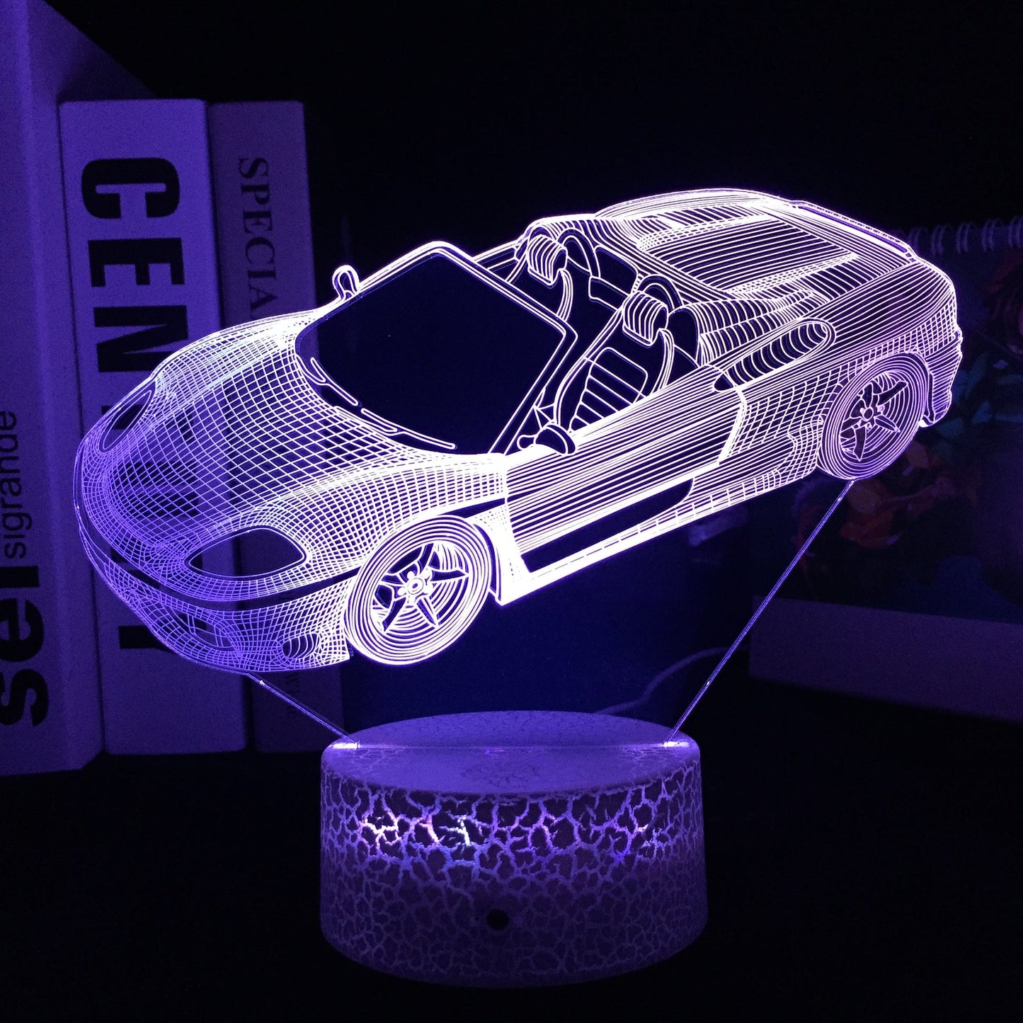 Lampe de Chevet Voiture Garçon Porsche