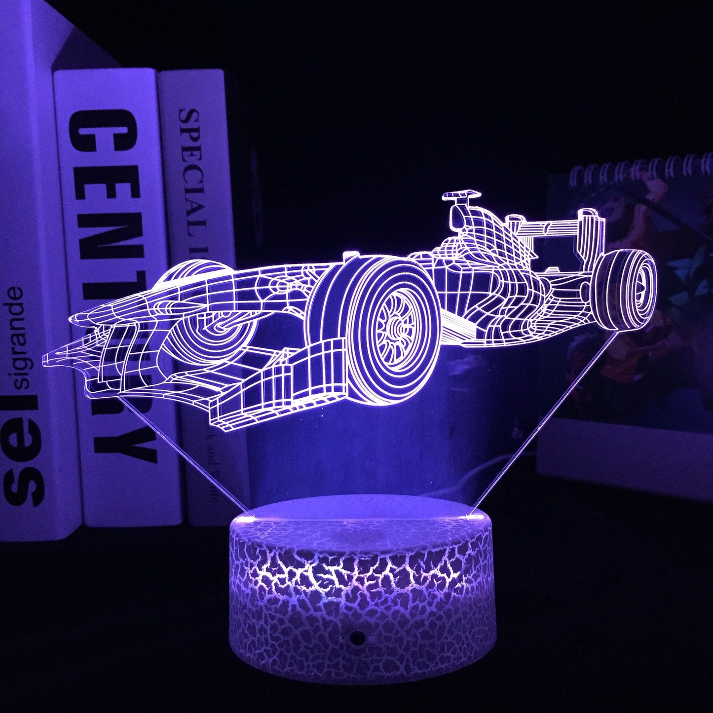 Lampe de Chevet Voiture Garçon Formule 1